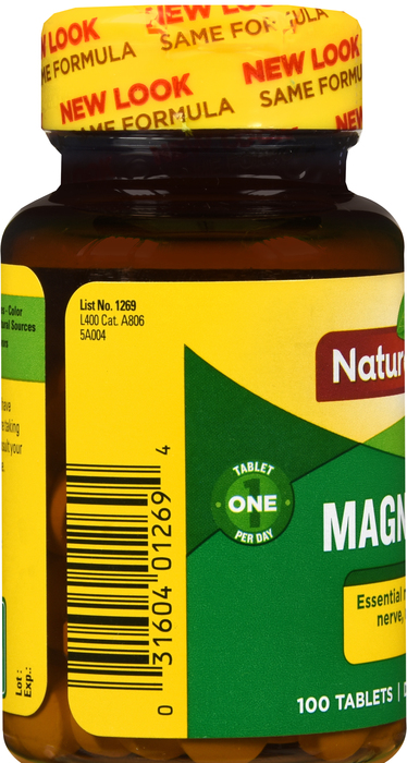 Nature Made MAGNESIUM OXIDE 250MG TAB 100ct