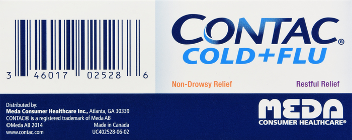 CONTAC COLD FLU DAY/NITE CAPLET 28CT