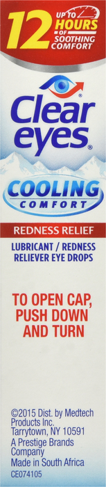 Clear Eyes Cooling Comfort Redness Relief Drops 0.5oz