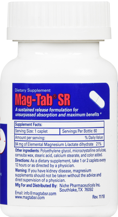 MAG-TAB-SR TABLET 60CT NICHE