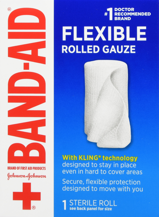 BAND-AID First Aid Rolled Gauze Small 1ct