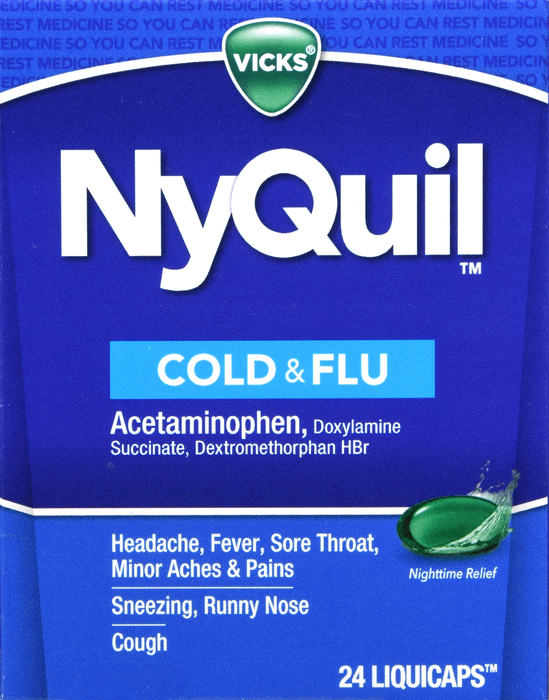 NyQuil Cold Flu Liquicaps 24ct