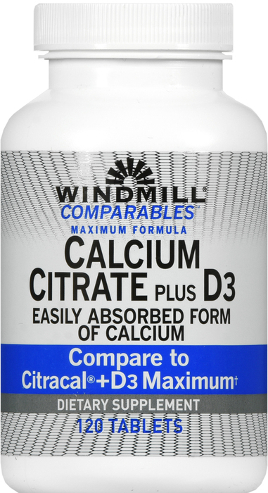 CALCIUM CITRATE+D TABLET 120CT WINDML