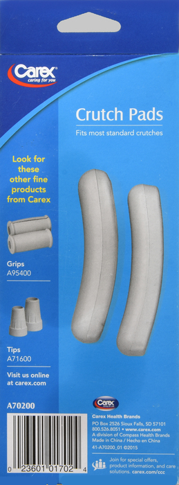 Carex Crutch Pads 2ct