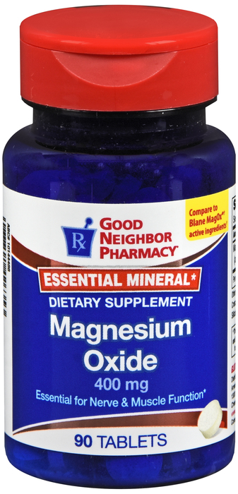 Good Neighbor Pharmacy Magnesium Oxide 400mg Tablets 90ct