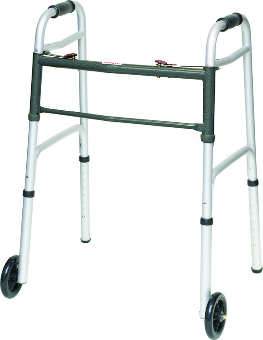 Walker Adult Folding With 5" Wheels