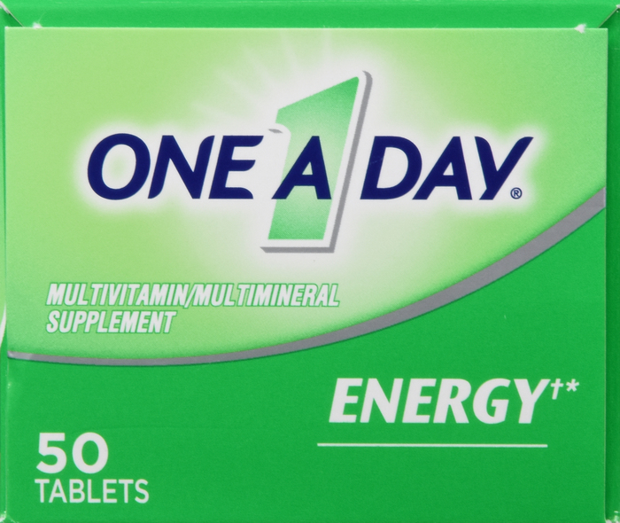 ONE-A-DAY ENERGY TABLET 50CT