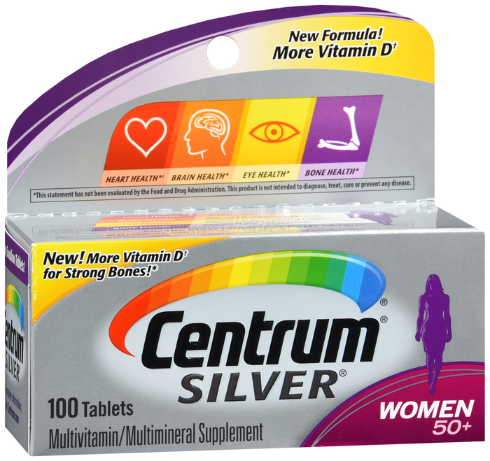 Centrum Silver Women 50+ Tablets 100ct