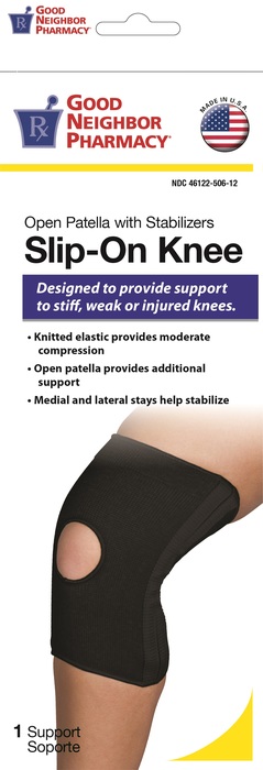 Good Neighbor Pharmacy Slip-on Knee Support Open Patella w/Stabilizers Small 1ct