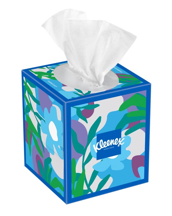 Kleenex White Facial Tissues 70ct