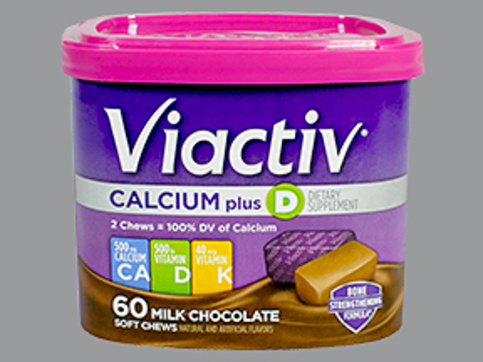 Viactiv Calcium Plus D Milk Chocolate Soft Chews 60ct