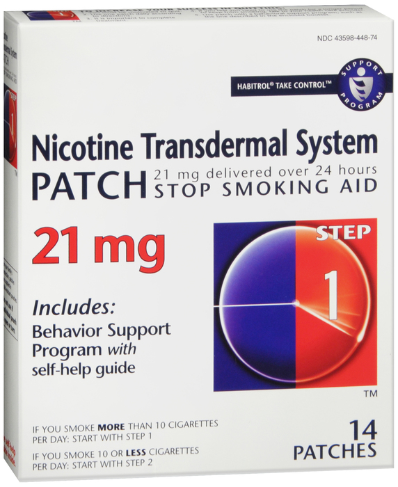 Habitrol Nicotine Transdermal System 21mg Stop Smoking Aid Patch 14ct