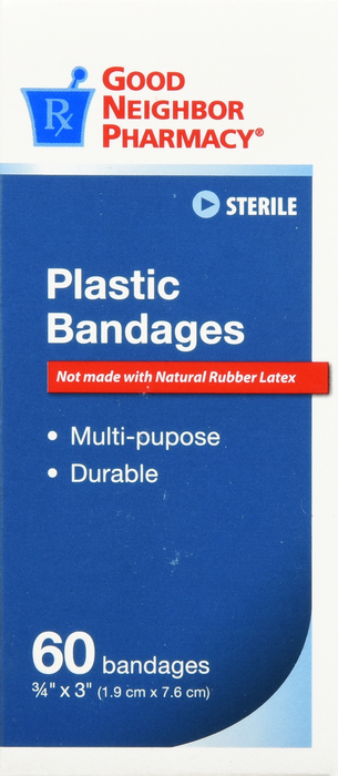 Good Neighbor Pharmacy Plastic Bandage Â¾x3 60ct