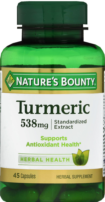 NATURES BOUNTY TURMERIC EXT 500MG CAPSULES 45CT