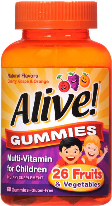 Alive! Kids Multi-Vitamin for Children Gummies 60ct