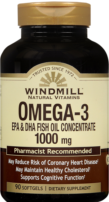 Windmill Omega 3 1000mg EPA DHA Softgels 90ct