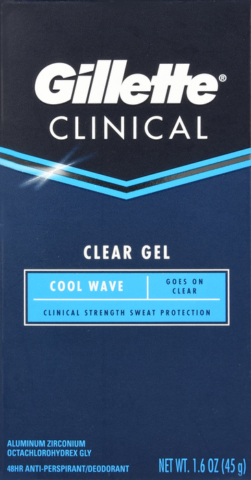 GILLETTE CLINICAL AP CLEARGEL COOL WAVE