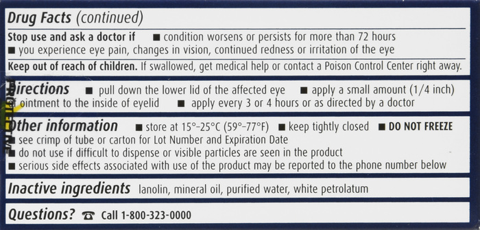 Bausch + Lomb Muro-128 5% Corneal Edema Ointment 3.5g