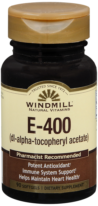 Windmill Vitamin E 180mg Softgels 90ct