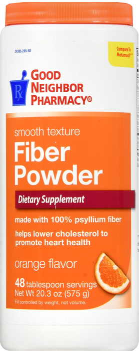 Good Neighbor Pharmacy Smooth Texture Fiber Powder Orange 48 Servings 20.3oz