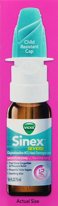 Vicks Sinex Moist 12HR Ultra Fine Spray 0.5oz