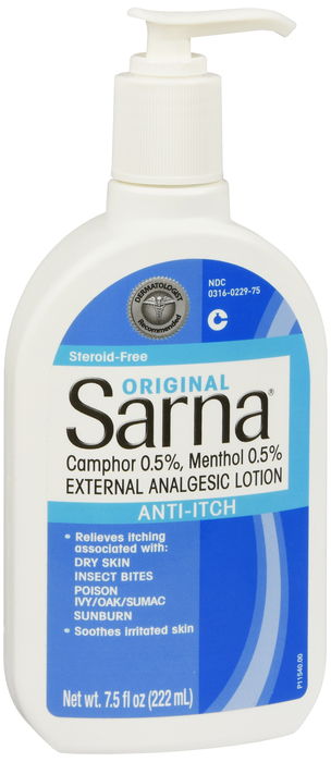 Sarna Original Anti Itch Lotion 7.5oz