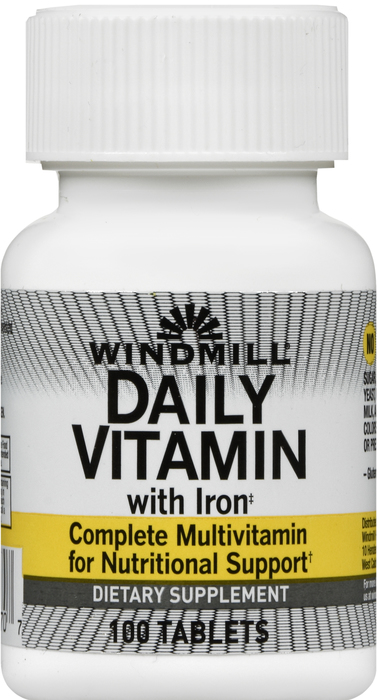 MULTIVIT W/IRON TABLET 100CT WINDML