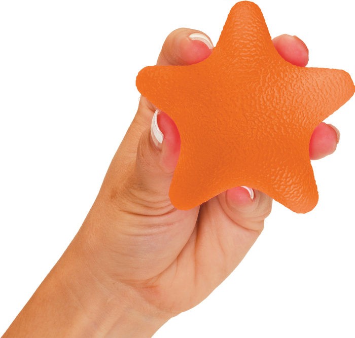 HAND SQUEEZE STAR FIRM ORANGE PA-H03