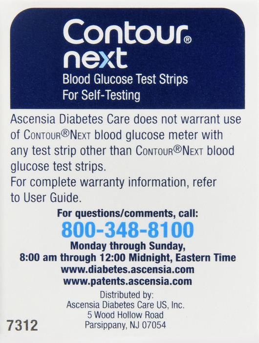 Contour Next Test Strips 100ct