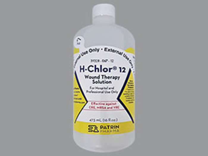 H-CHLOR 12 0.125% WOUND SOL 473 ML