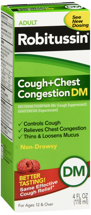 Robitussin DM Cough+Chest Congestion DM Liquid 4oz