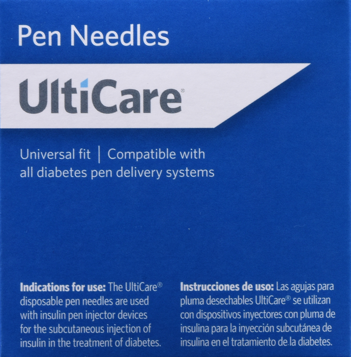 UltiCare Pen Needles 8mm 5/16" 31g 100ct