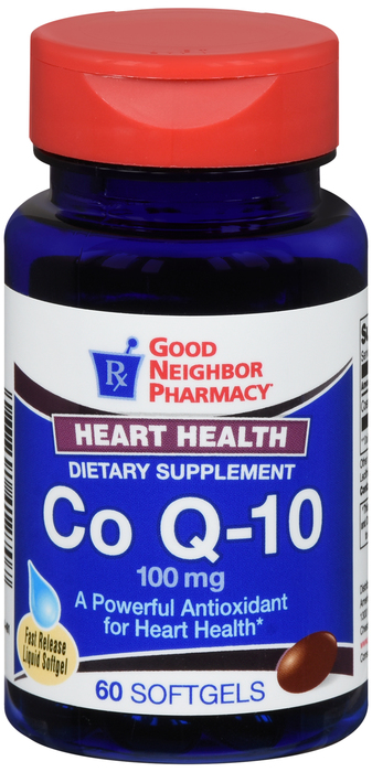 Good Neighbor Pharmacy Co Q-10 100mg Soft Gel Capsules 60ct