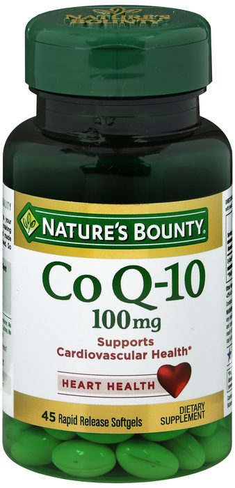 CO Q10 100MG SOFTGEL 45CT NAT BOUNTY