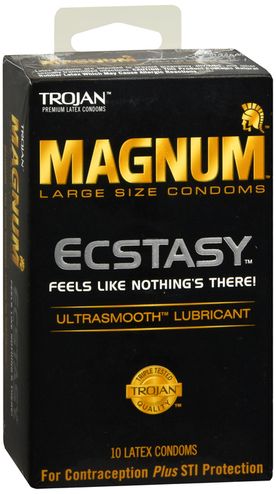 Trojan Magnum Ecstasy Large Condoms 10ct