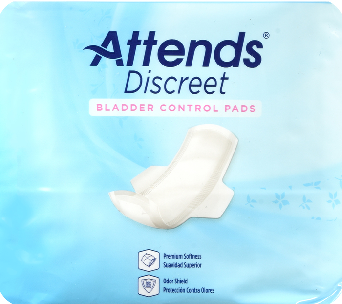 ATTENDS DISCREET PADS ULTRATHIN 10X20 CT