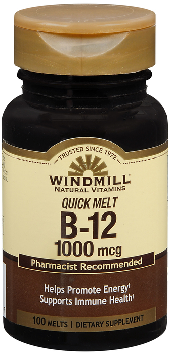 Windmill Vitamin B-12 1000mcg Tablets 100ct