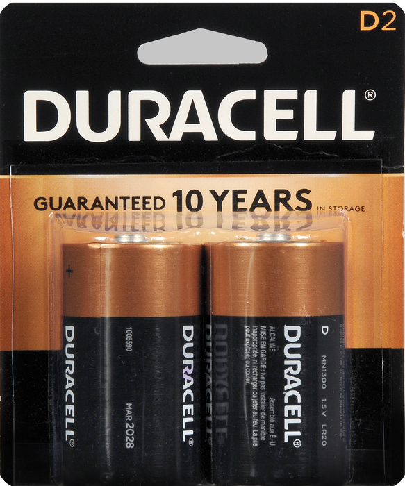 DURACELL COPPERTOP D 2CT