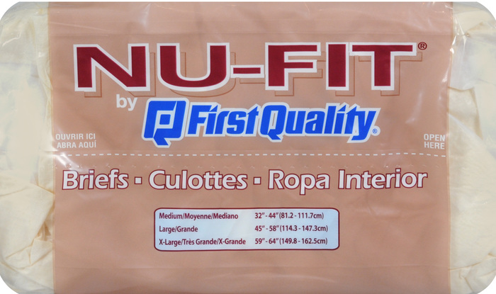 NU-FIT Brief XL 59-64" 4x15ct