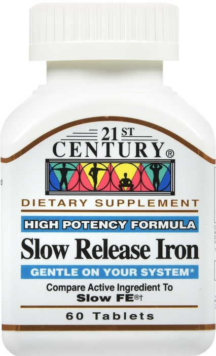 21st Century Slow Release Iron Tablets 60ct