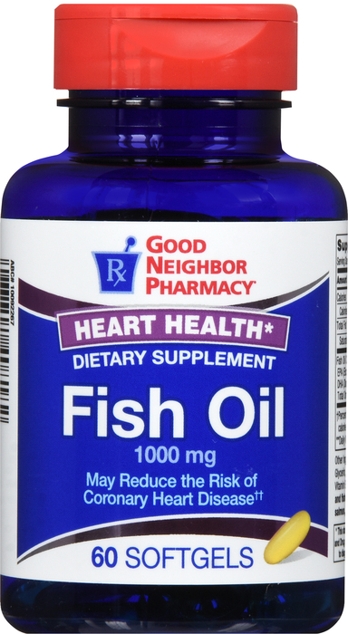 Good Neighbor Pharmacy Fish Oil 1000mg Softgels 60ct