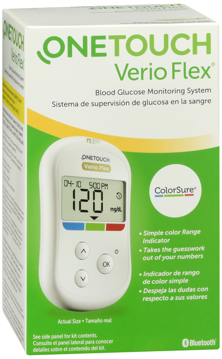 OneTouch Verio Flex Meter Blood Glucose Meter 1ct