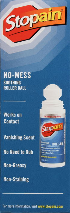 Stopain Extra Strength Pain Relieving Roll-On 3oz