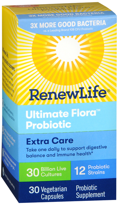 ReNew Life Ultimate Flora Extra Care Probiotic Capsules 30ct