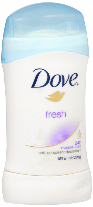 Dove Fresh Invisible Solid Antiperspirant Deodorant 1.6oz