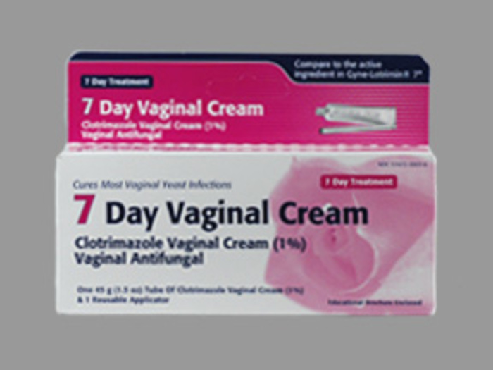 Clotrimazole 1% Vaginal Cream 7 Day 45gm