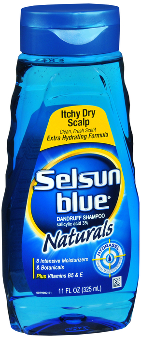 SELSUN BLUE SHAMPOO NATURAL ITCH 11OZ