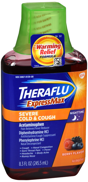 THERAFLU EXPRESSMAX NT SV CGH/CLD 8.3OZ