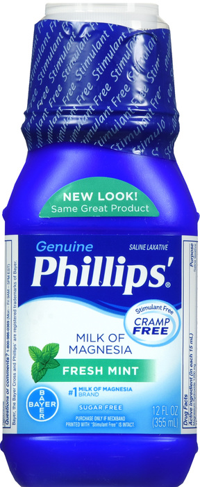 Phillips Milk of Magnesia Mint Liquid 12oz