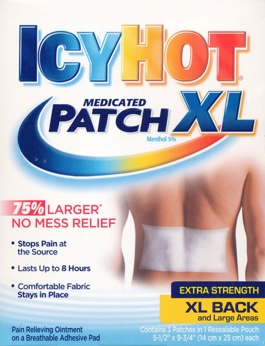 Icy Hot Extra Strength Medicated Patch XL 3ct